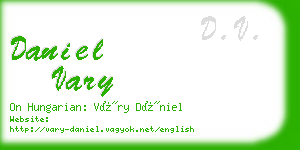 daniel vary business card